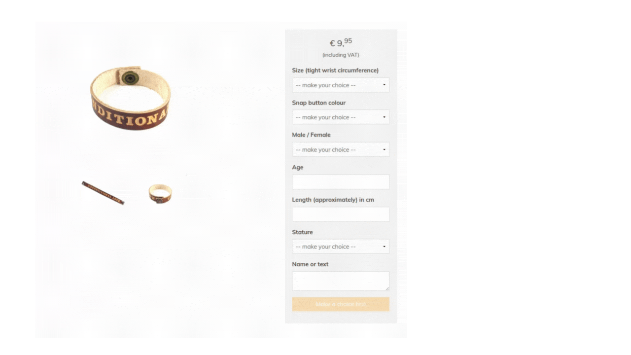 Product options